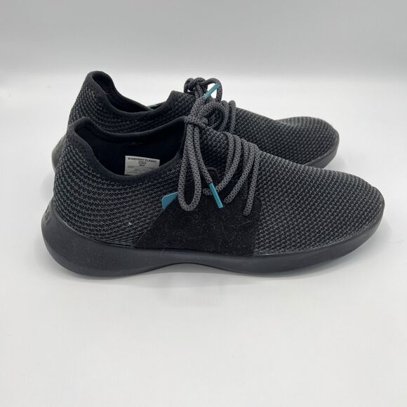 Vessi Everyday Classic Waterproof Sneakers Men's Size 10 Black Knit Comfort - Picture 3 of 8